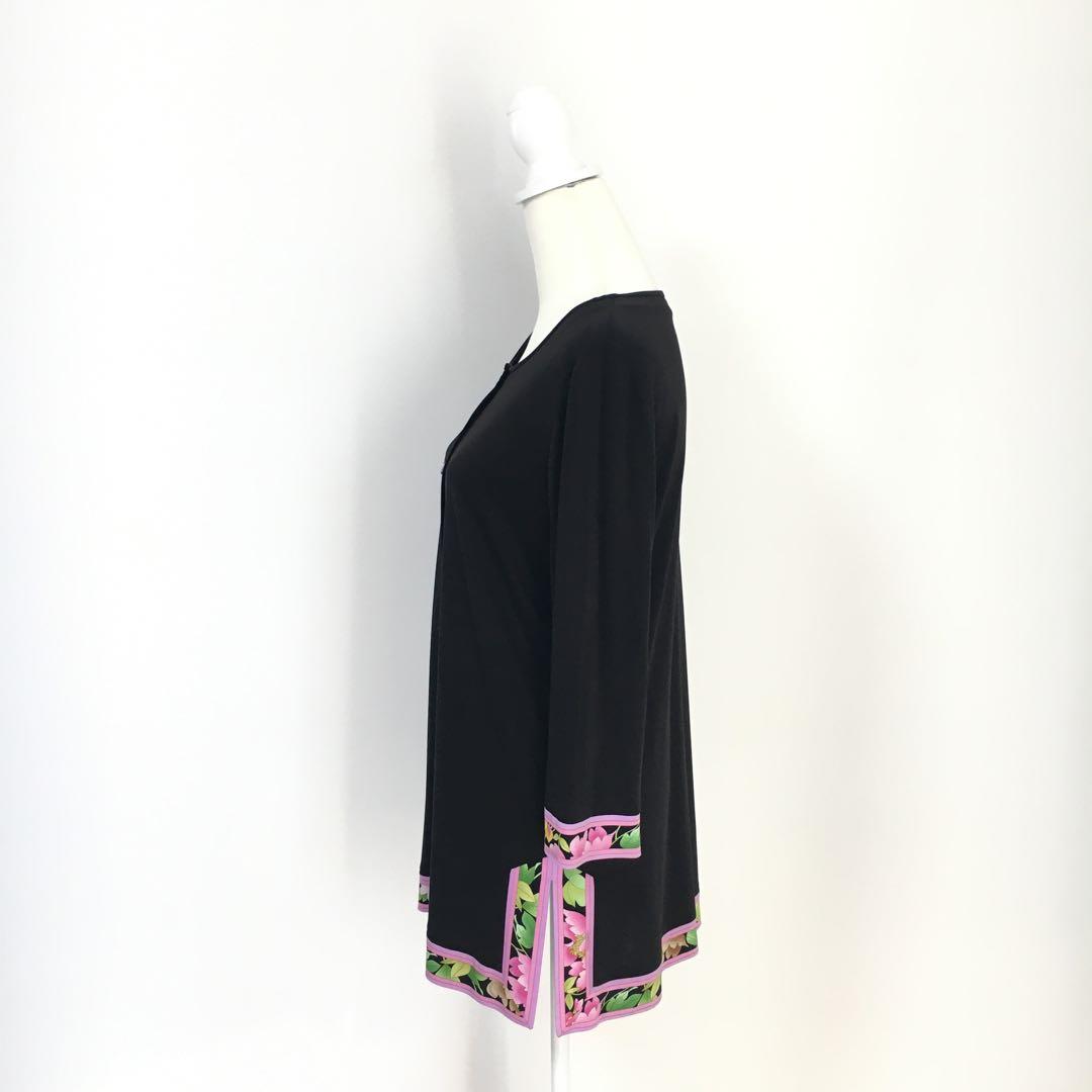 LEONARD レオナール　美しい花柄　カンカン　チュニック　LL