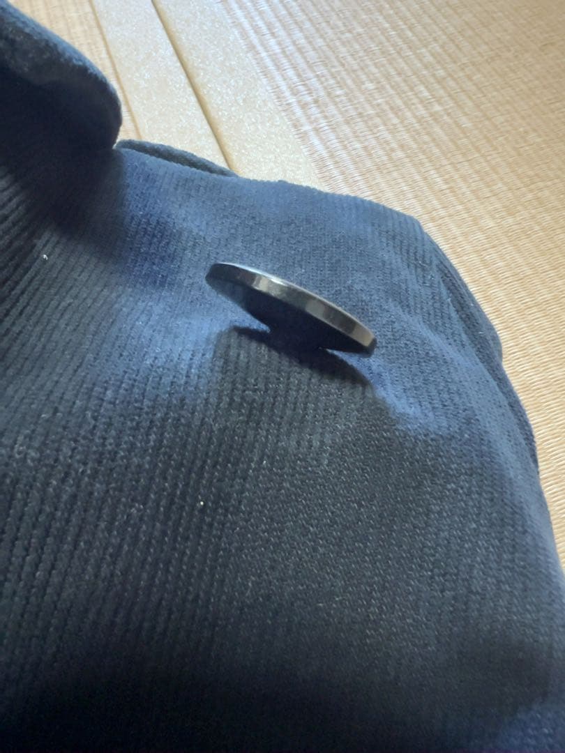 MARCJACOBS黒　コーデュロイ　ダブルボタン　6 ベルトコート2WAY