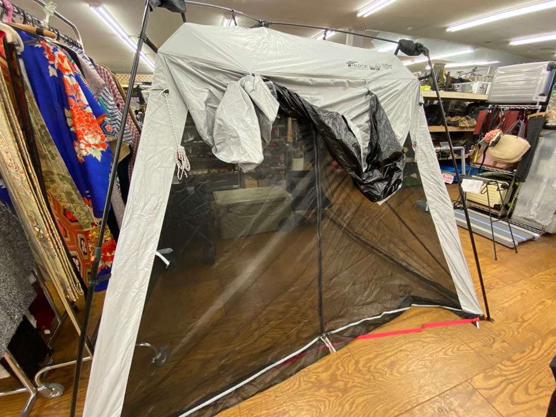 フィールドア　キャノピー付きワンタッチスクリーンテント　UVカット