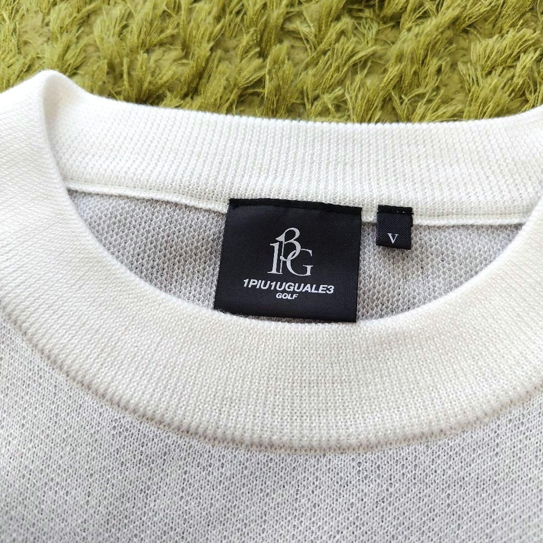 【美品】ウノピゥウノウグァーレトレ ゴルフ ニット 1PIU1UGUALE3