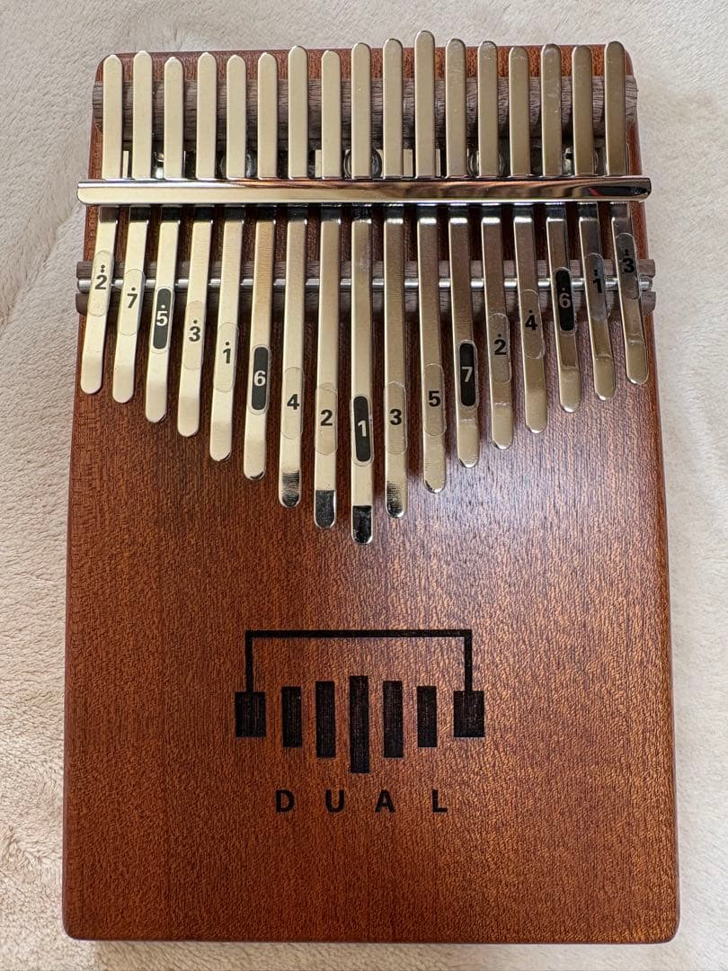 April Yangカリンバ DUAL D1［ウォルナット］旧バージョン➕本2冊