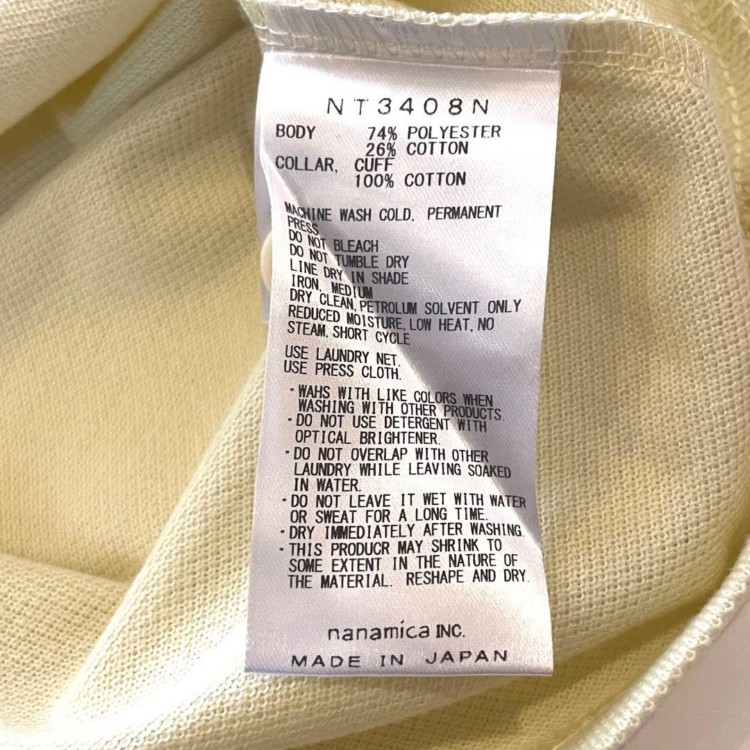 【新品】M ノースフェイス パープルレーベル ポロシャツ モスステッチ クリーム