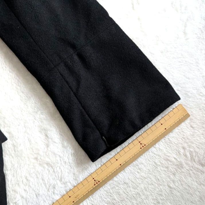 【希少】Claude Montana カシミヤ混チェスターコート 本革ベルト