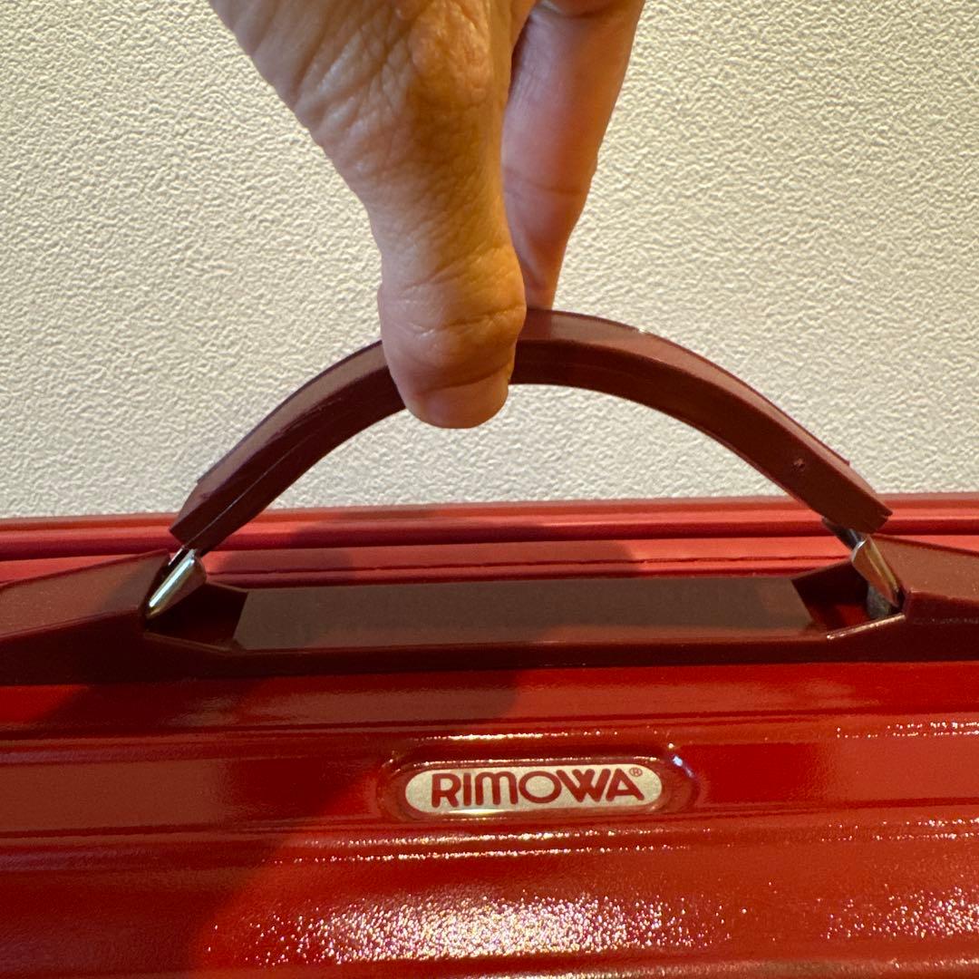 リモワ　RIMOWA スーツケース　赤　TSAなし　2輪　廃盤品