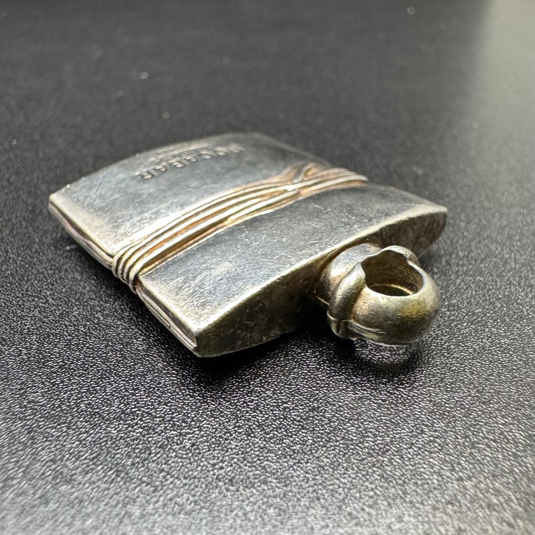 HERMES ロカバールキーホルダーシルバー 香水ボトル aq12362