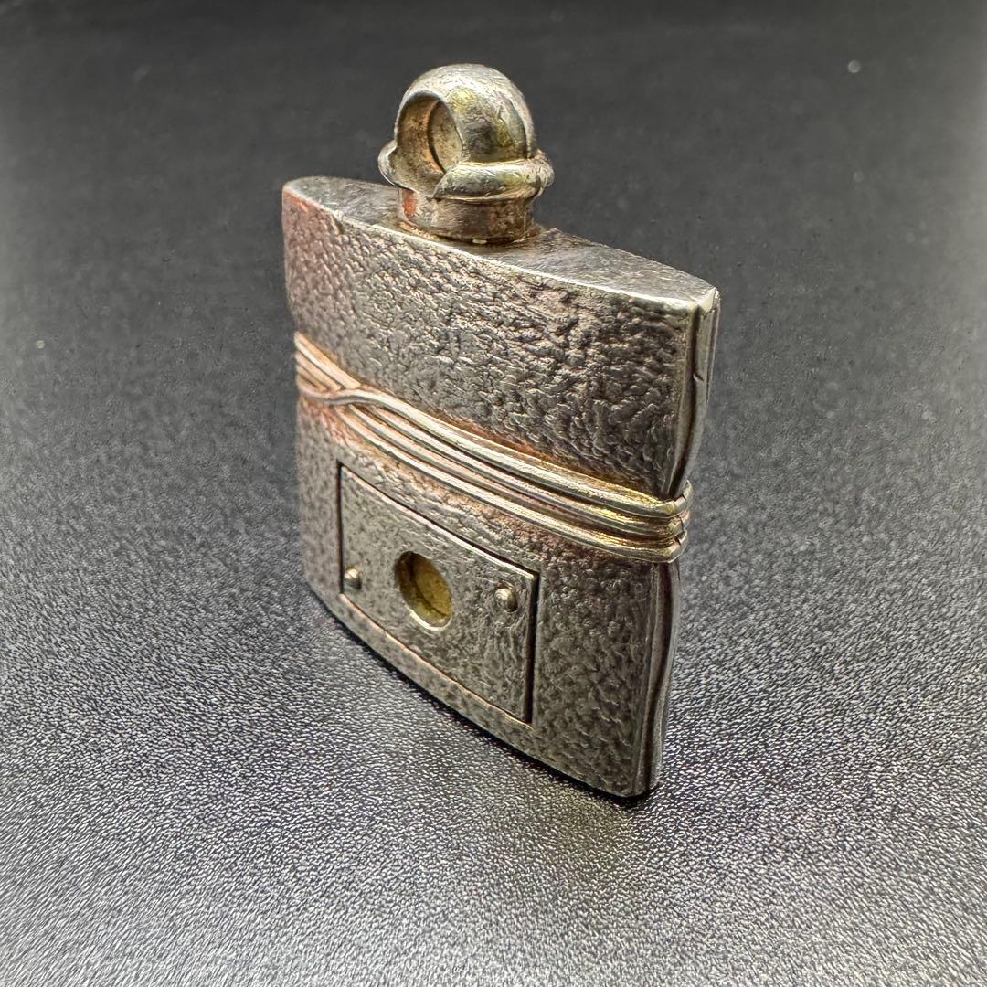 HERMES ロカバールキーホルダーシルバー 香水ボトル aq12362