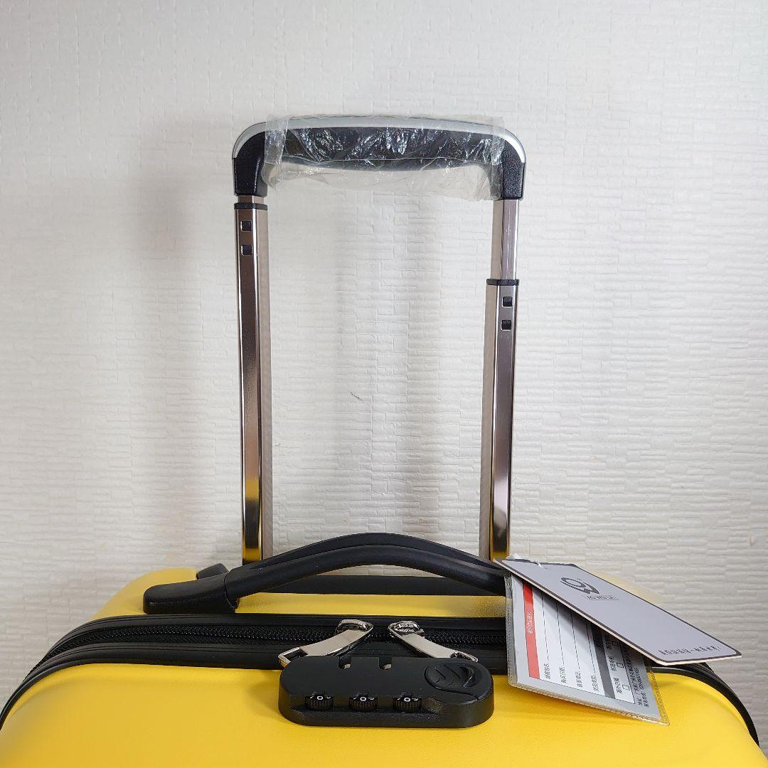 キッズトラベル 子供が乗れる キャリーケース クッションプラス イエロー