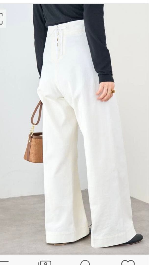 新品　IENA マリンパンツ 38