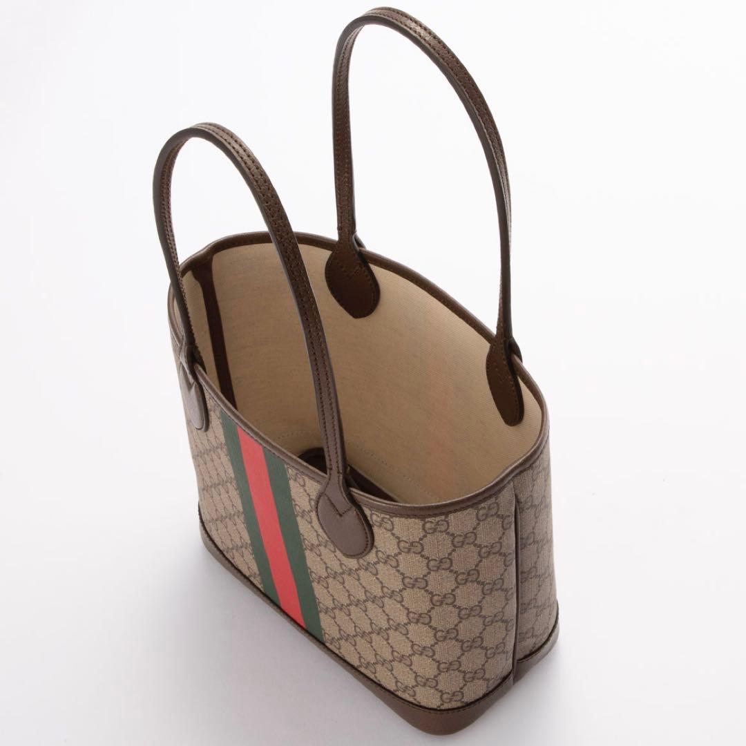 【新品美品】グッチ GUCCI GGスプリーム オフィディアSM トートバッグ