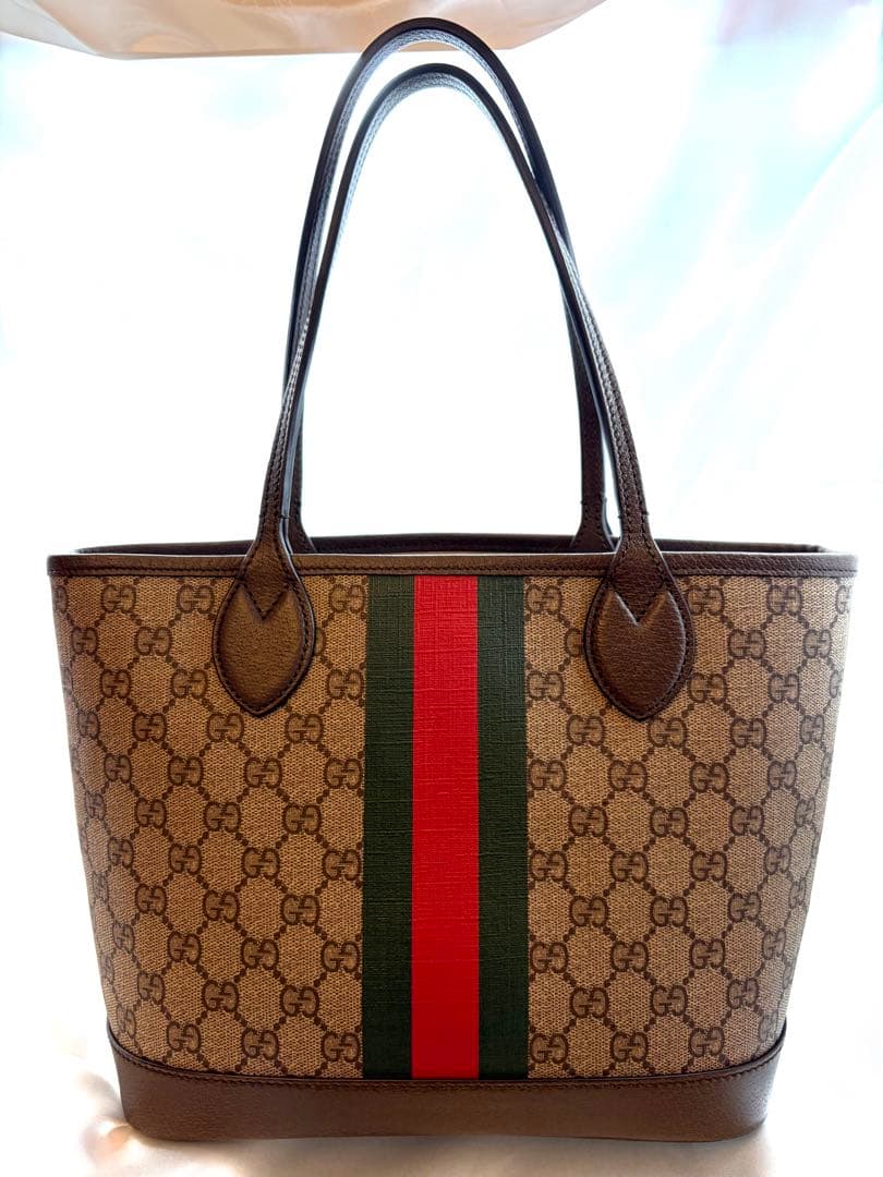 【新品美品】グッチ GUCCI GGスプリーム オフィディアSM トートバッグ