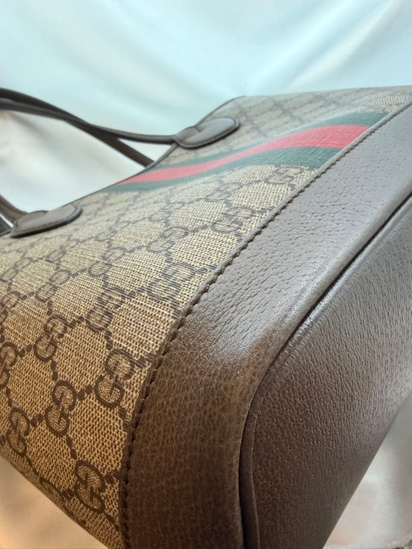 【新品美品】グッチ GUCCI GGスプリーム オフィディアSM トートバッグ