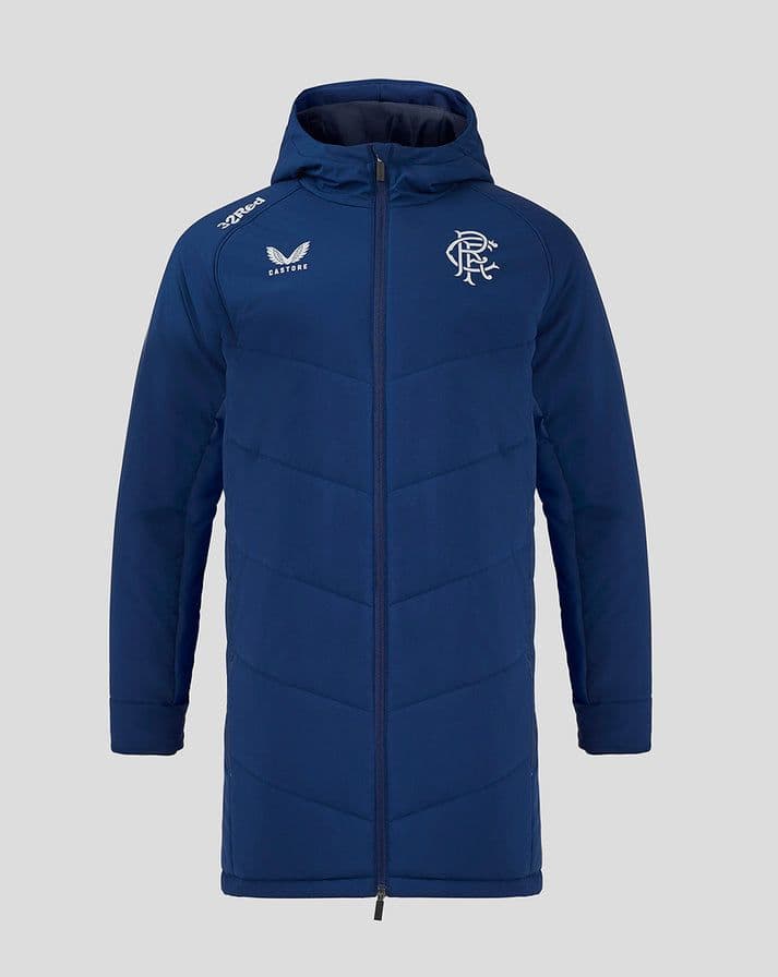 CASTORE カストレ レンジャーズ　ネイビー ベンチコート 新品未使用