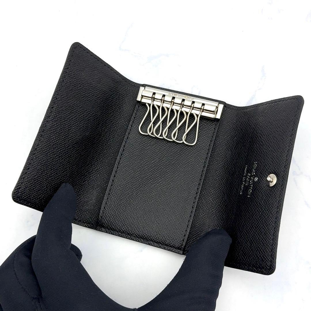 【新品級】ルイヴィトン キーケース ダミエ グラフィット ミュルティクレ6 黒
