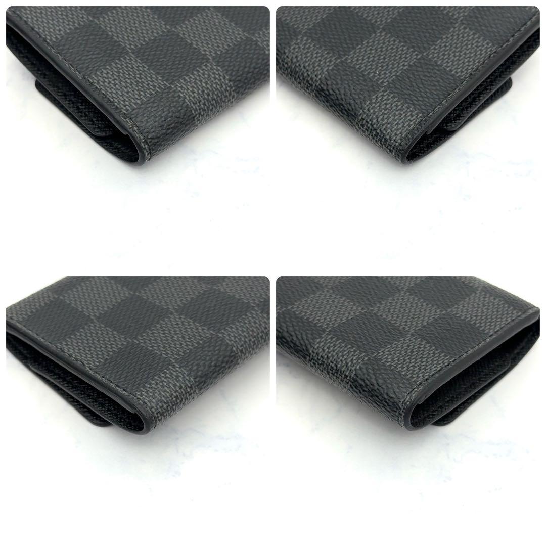 【新品級】ルイヴィトン キーケース ダミエ グラフィット ミュルティクレ6 黒