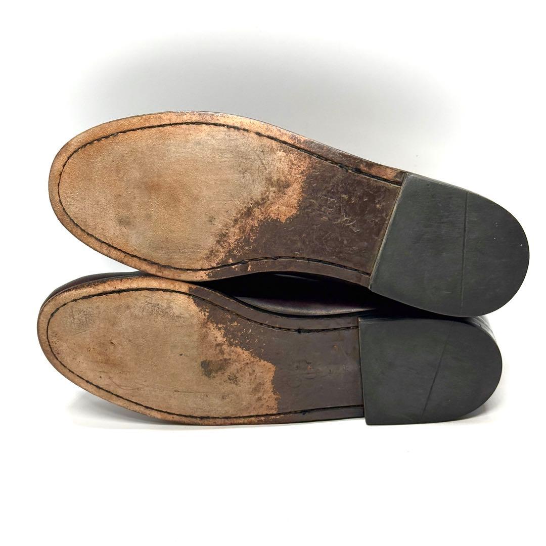 COLE HAAN ローファー バーガンディ ビジネスシューズ 本革 革靴