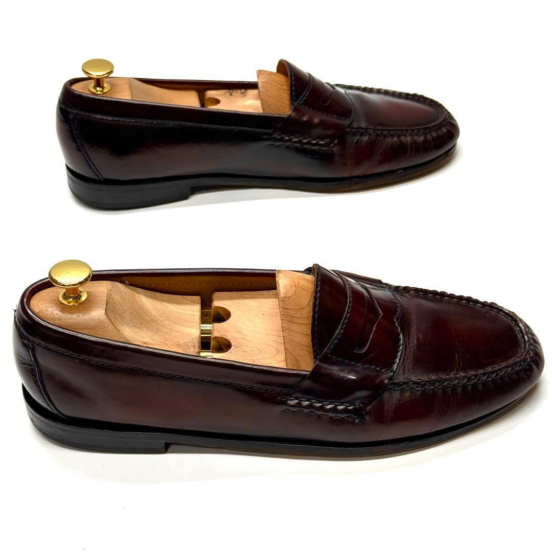COLE HAAN ローファー バーガンディ ビジネスシューズ 本革 革靴