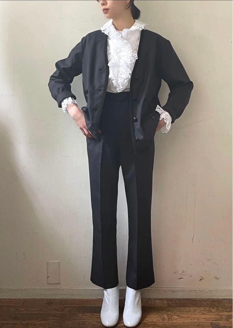 オオシマレイ　oshimarei KIN BOOTS CUT SLACKS