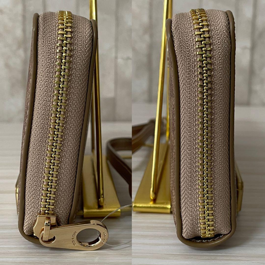 早い者勝ち！訳あり新品 【箱付き】COACH 長財布 シグネチャー柄