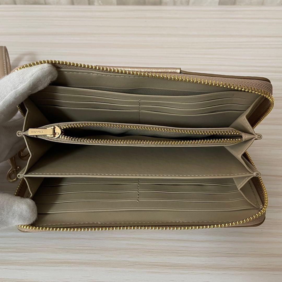 早い者勝ち！訳あり新品 【箱付き】COACH 長財布 シグネチャー柄