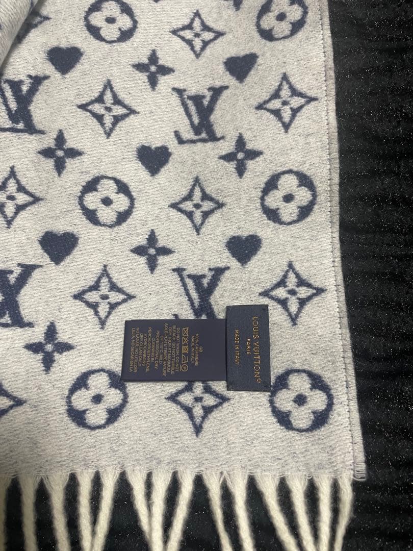 超美品LOUIS VUITTON ルイ ヴィトン マフラー モノグラム