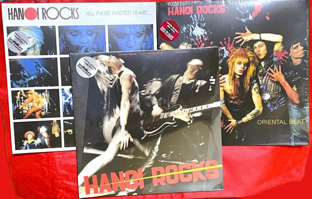 【廃盤・限定見開きカラーレコード・新品未開封】 ハノイロックス3作品