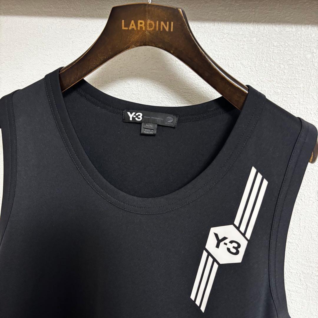 【レア完売美品】Y-3 高機能ロゴタンクトップ ブラック M