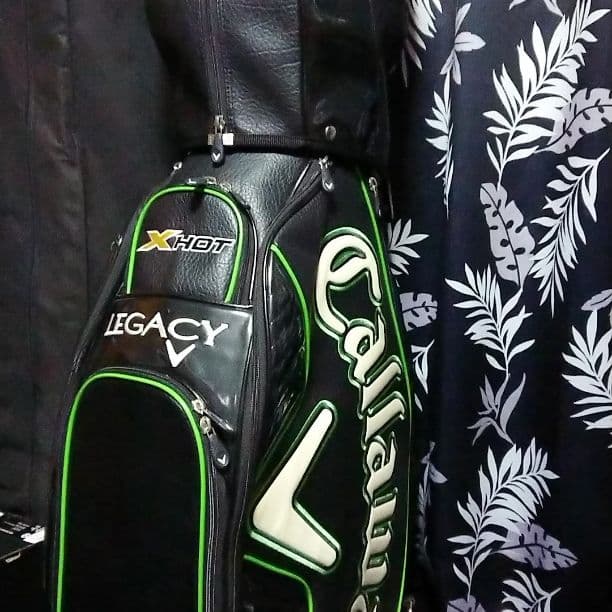 キャディバック。ゴルフ用品。セット