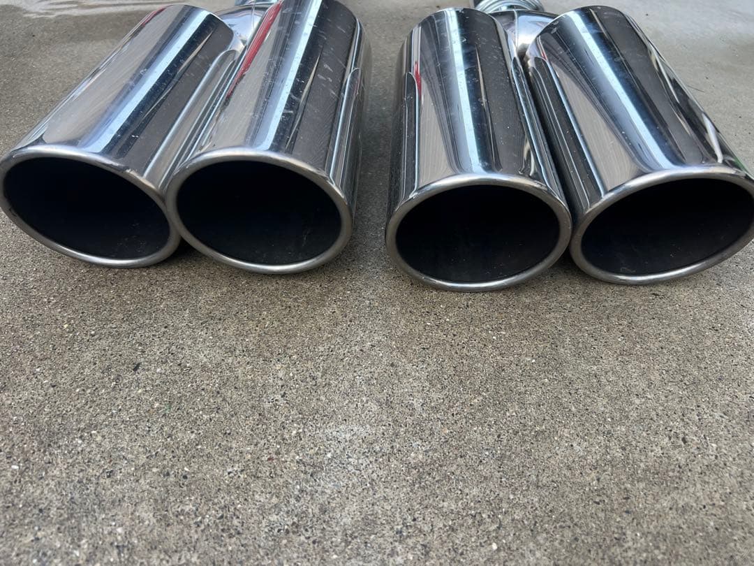 入60.5φ 出100φ デュアルテールエンド マフラー ステンレス