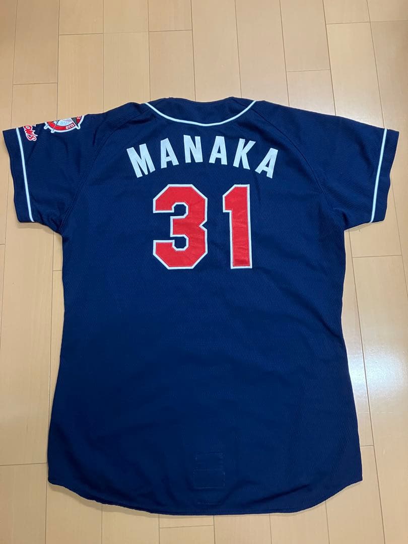 真中満　実使用　支給　ユニフォーム　東京ヤクルトスワローズ