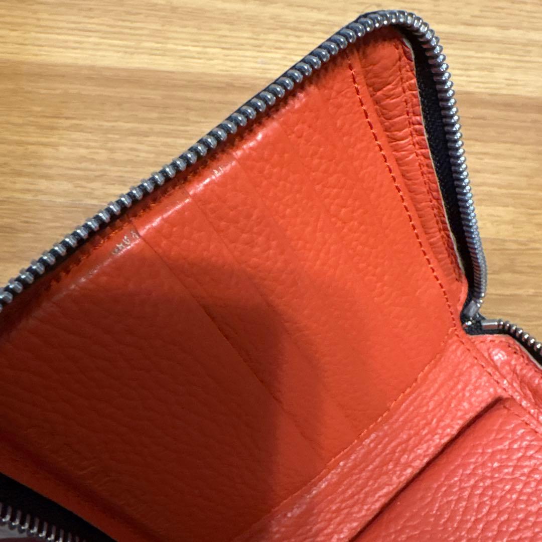 BRÚ NA BÓINNE 二つ折り財布 クロコ 黒