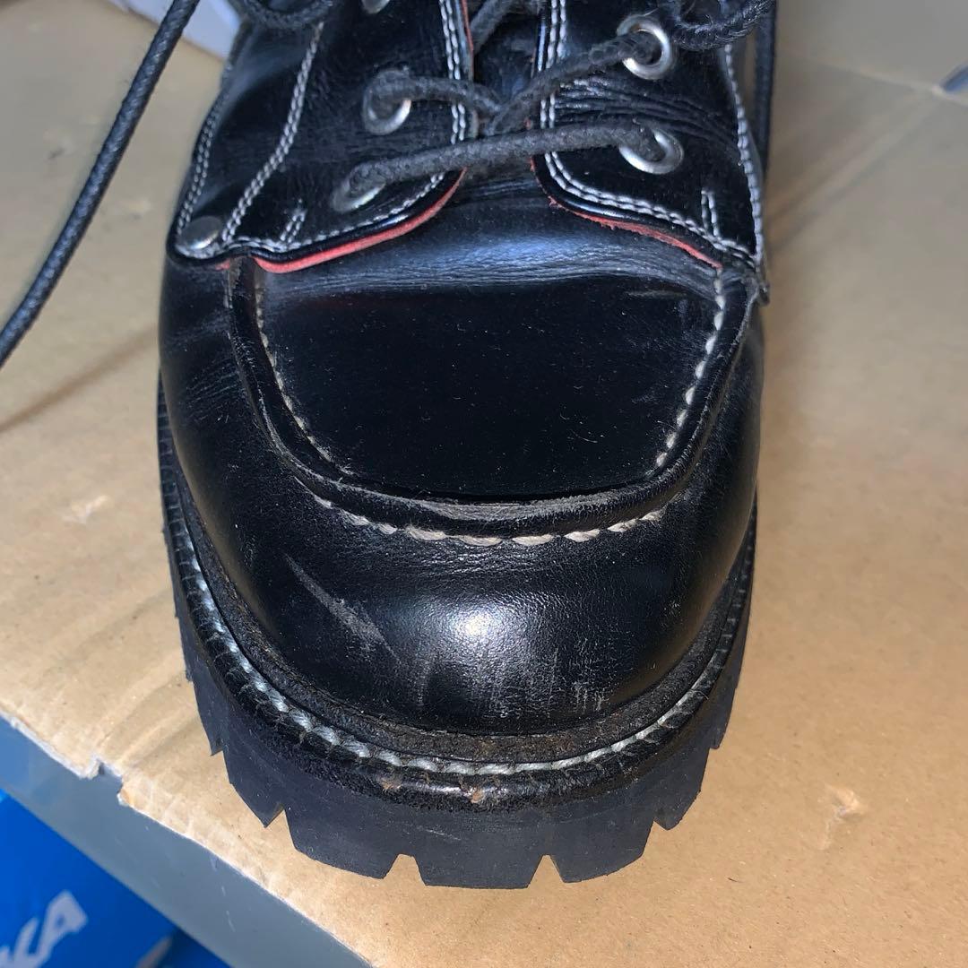 EVISU エヴィス 山根靴店 2001レザーレースアップブーツ　ワークブーツ