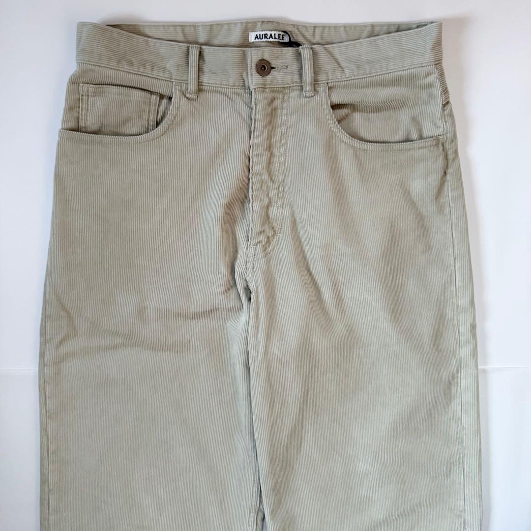 パンツ AURALEE / CORDUROY WIDE 5P PANTS / 3