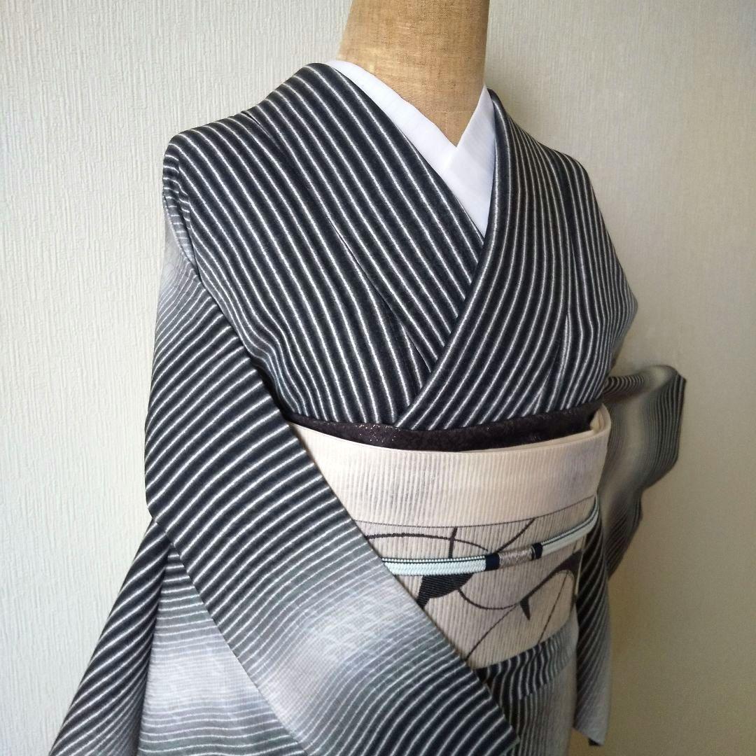 yasu【一蔵謹製・滝泰 おぼろ染め襲絞り】正絹・上質な訪問着・袷・証紙