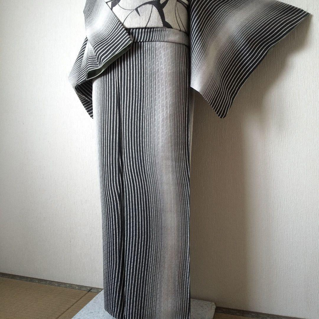 yasu【一蔵謹製・滝泰 おぼろ染め襲絞り】正絹・上質な訪問着・袷・証紙