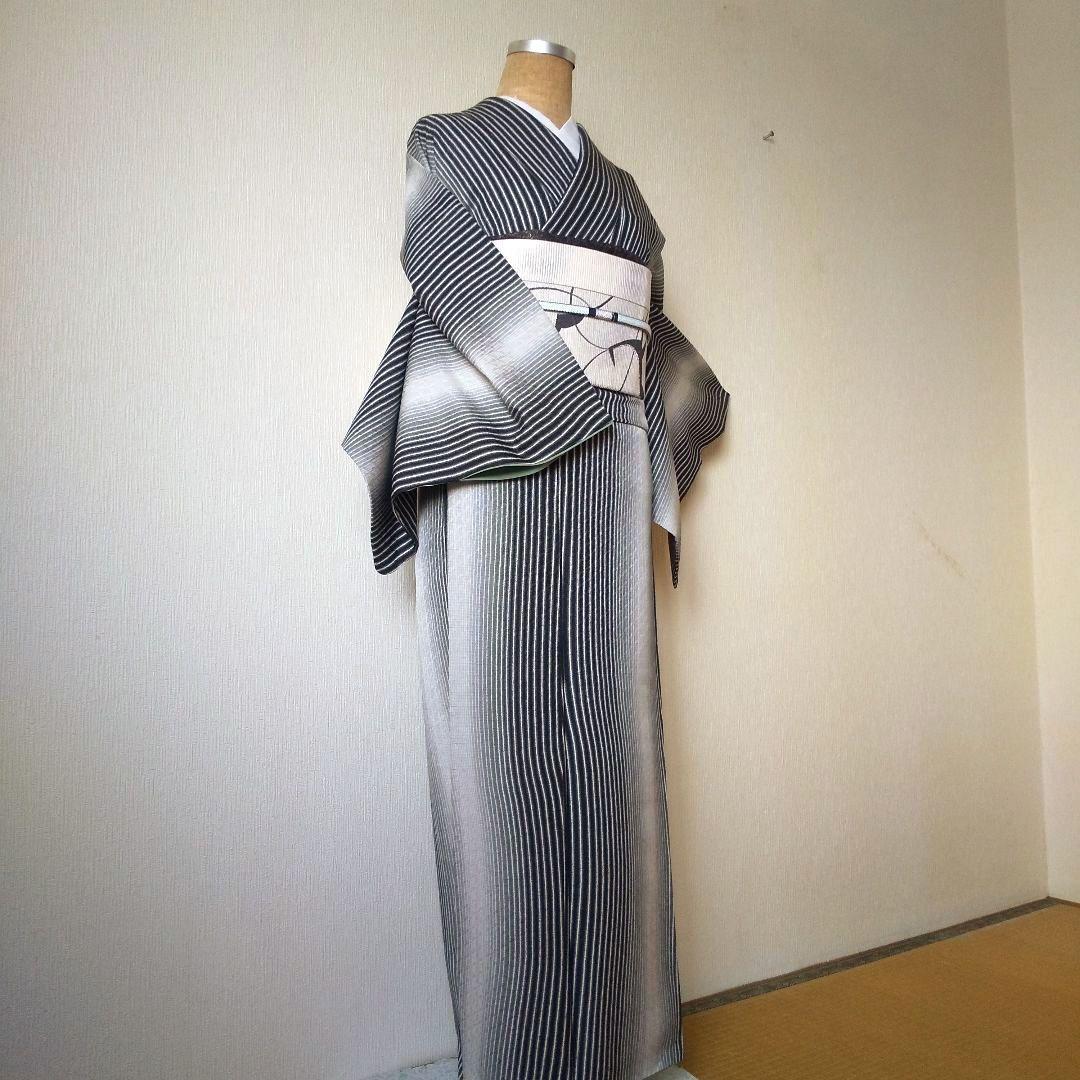 yasu【一蔵謹製・滝泰 おぼろ染め襲絞り】正絹・上質な訪問着・袷・証紙