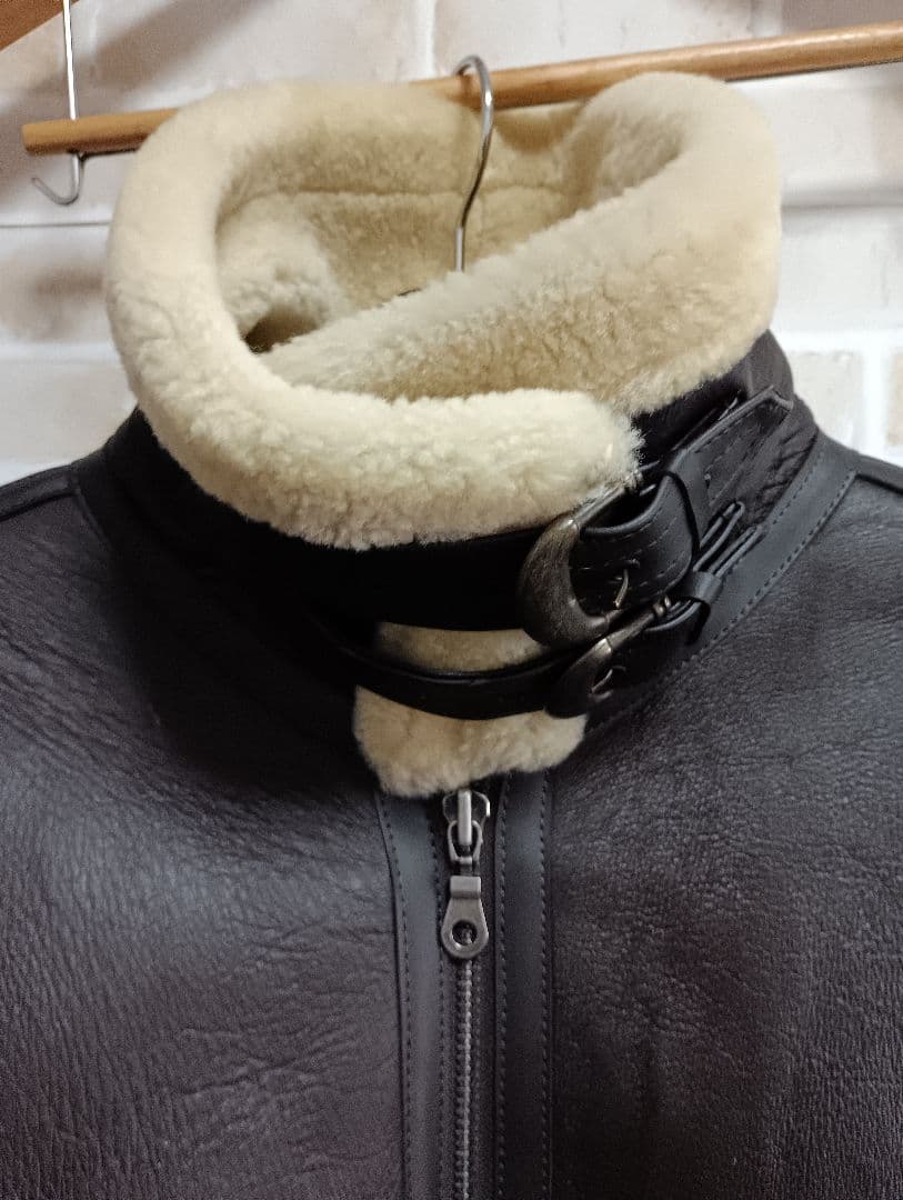 シープスキン ダークブラウンジャケット