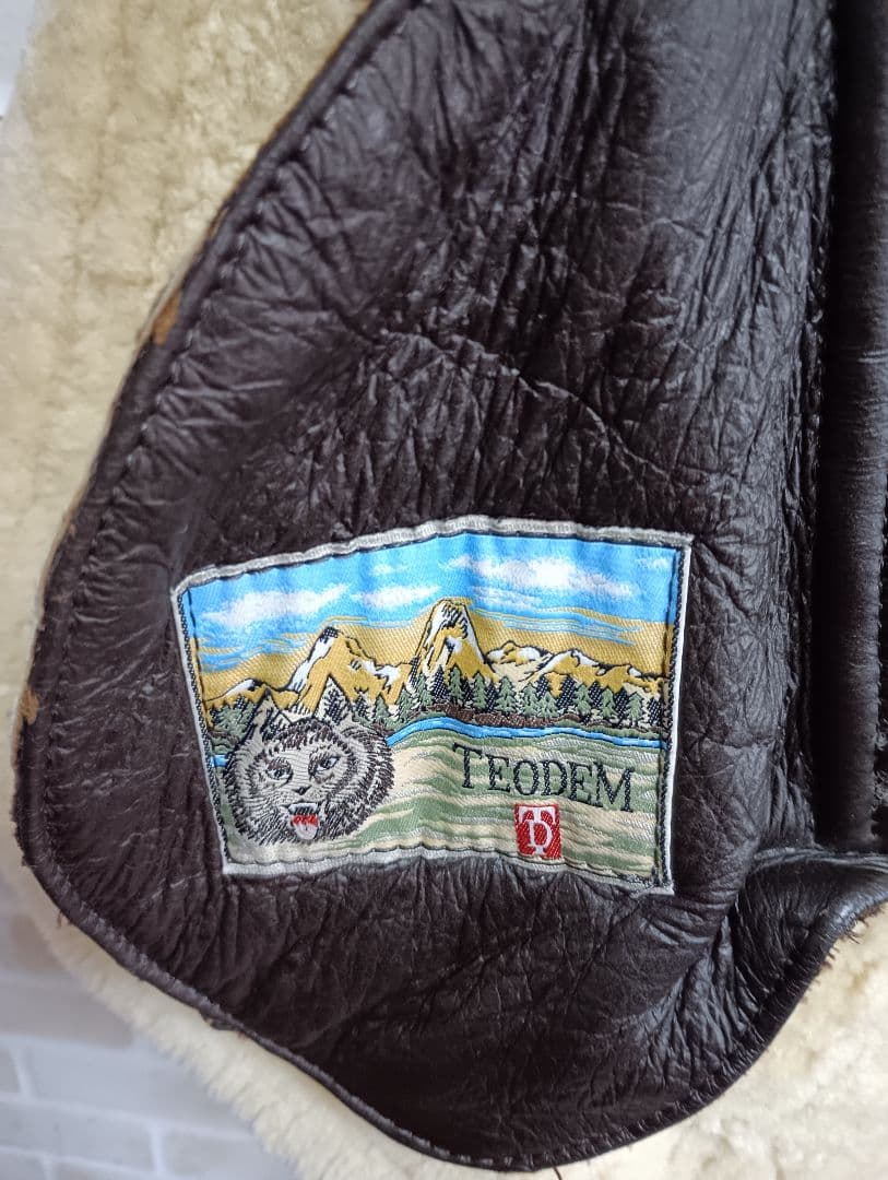 シープスキン ダークブラウンジャケット