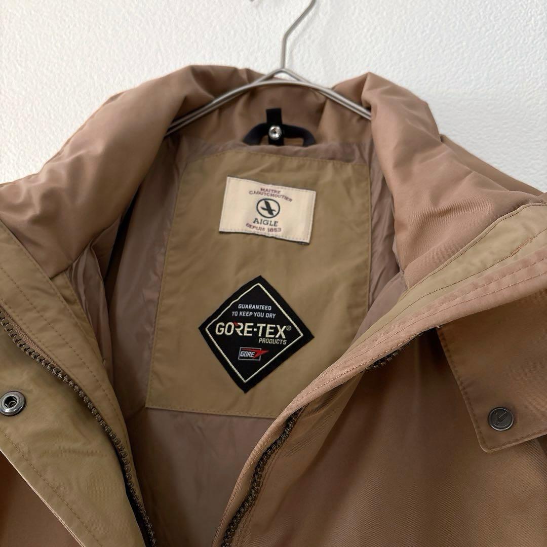 エーグル GORE-TEX 取り外せるフード付き アウター ベージュ M