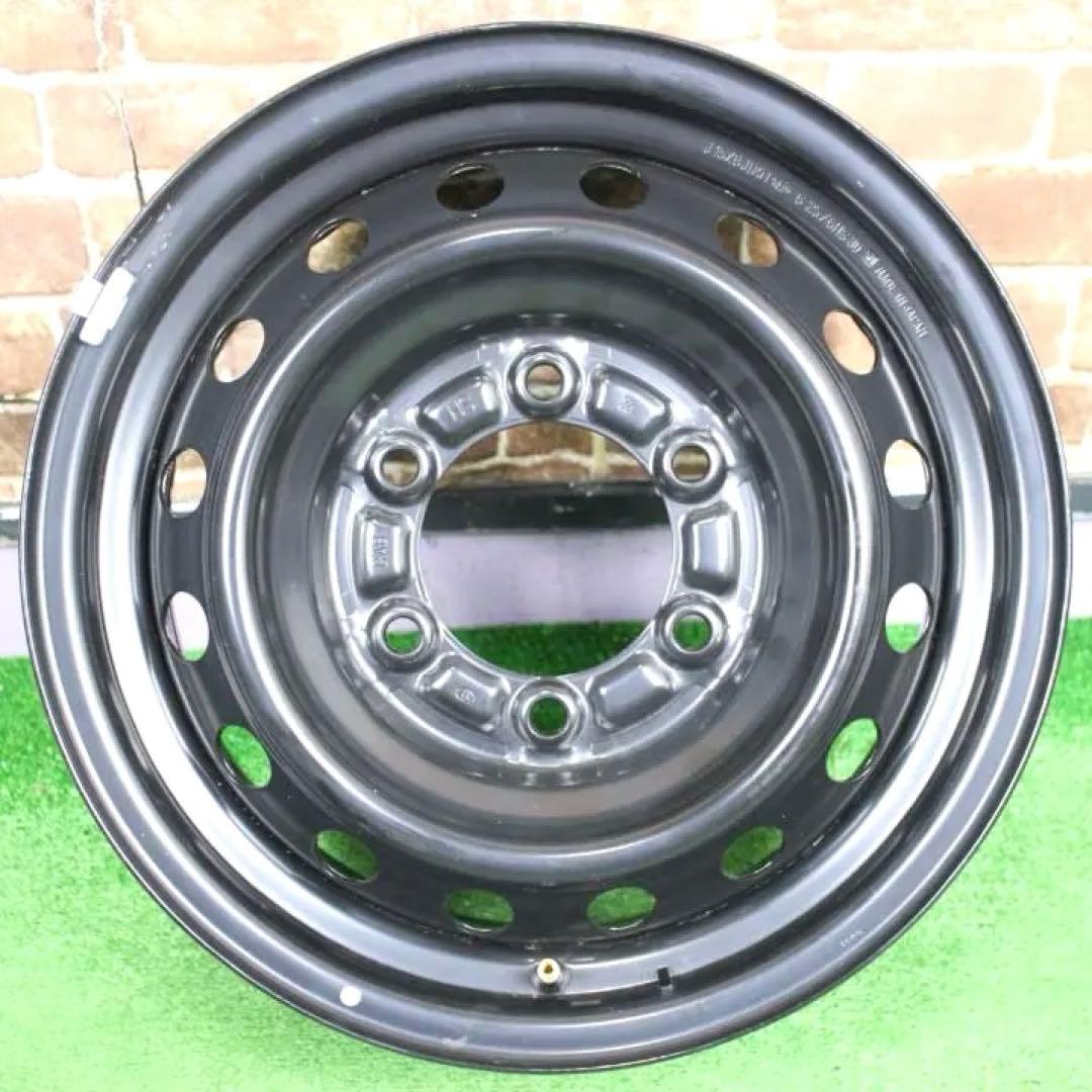 新車外し・ハイエース純正鉄ホイール　№１３８