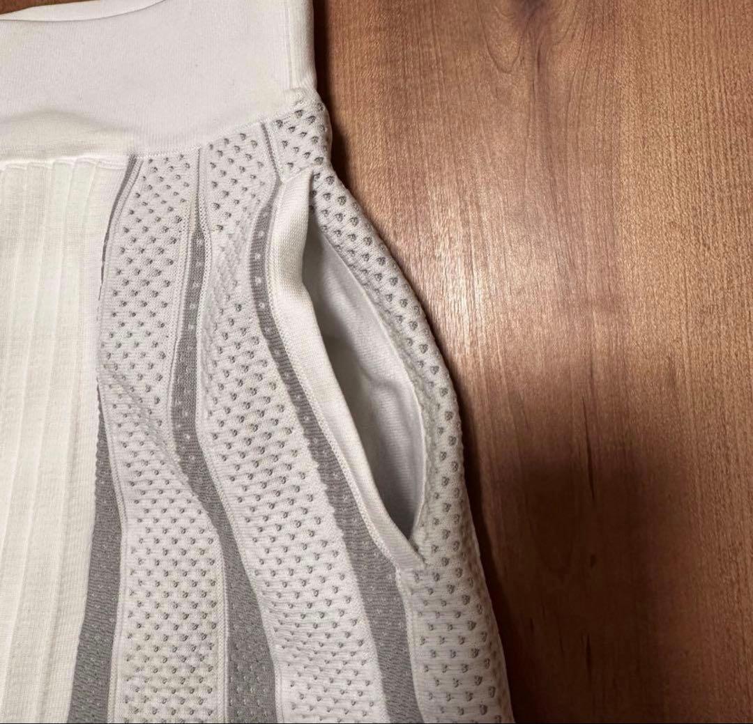 長袖セーター　オーバーサイズ　プリーツスカート　ニット　セットアップ　秋冬　新品