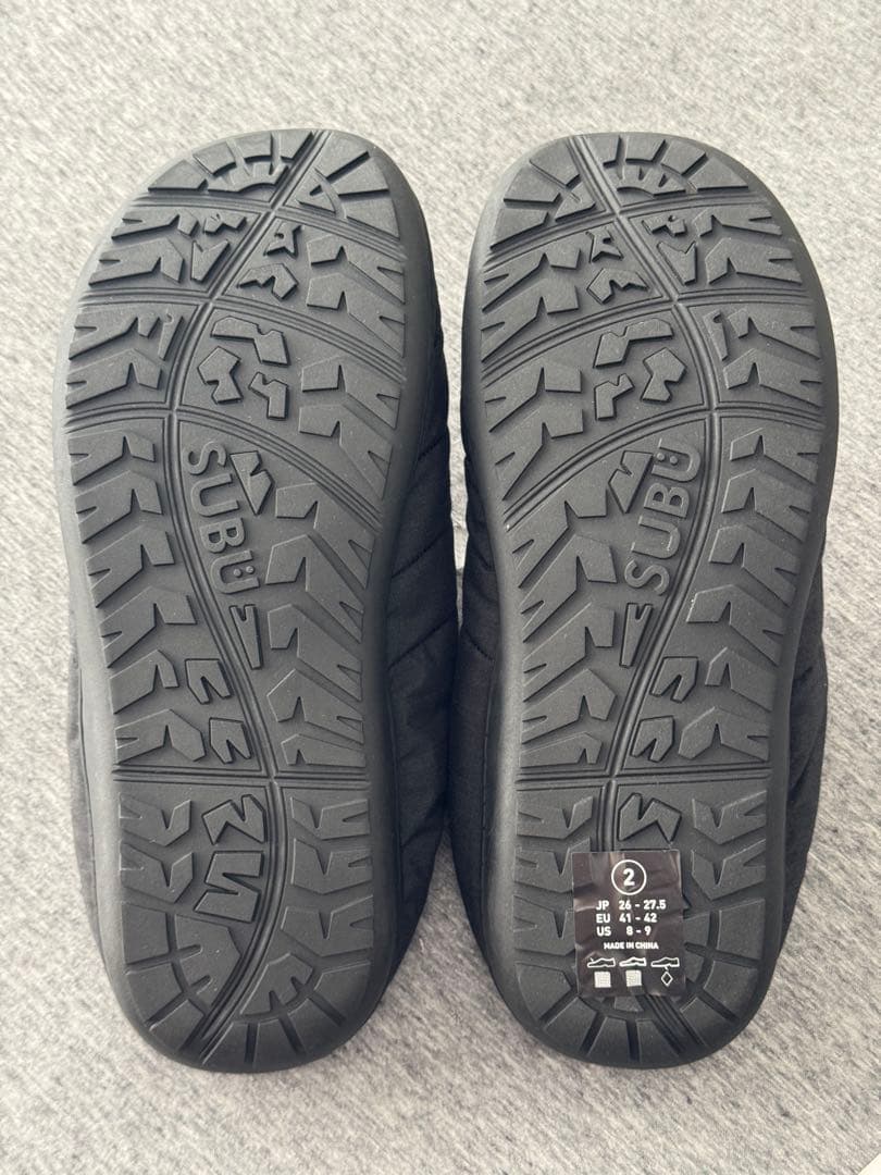 SUBU NANGA HINOC　チャコール　サンダル　サイズ2