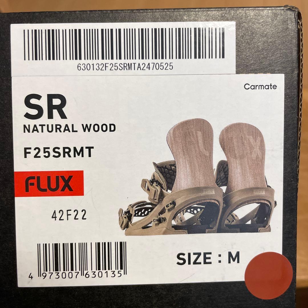 FLUX SR 24-25 スノーボードビンディング ベージュ　M