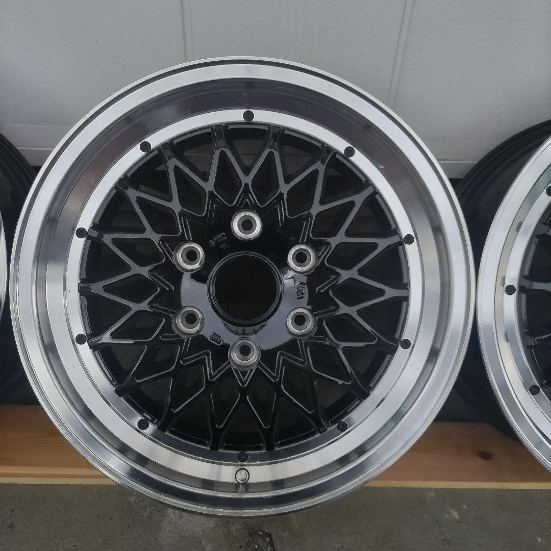 17インチ ブラック シルバー ホイール 4本セット
