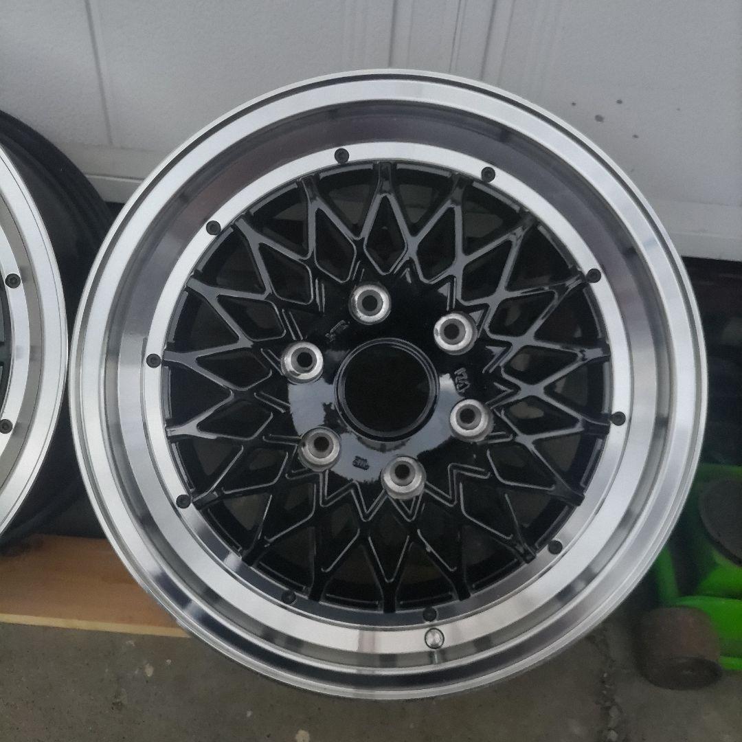 17インチ ブラック シルバー ホイール 4本セット