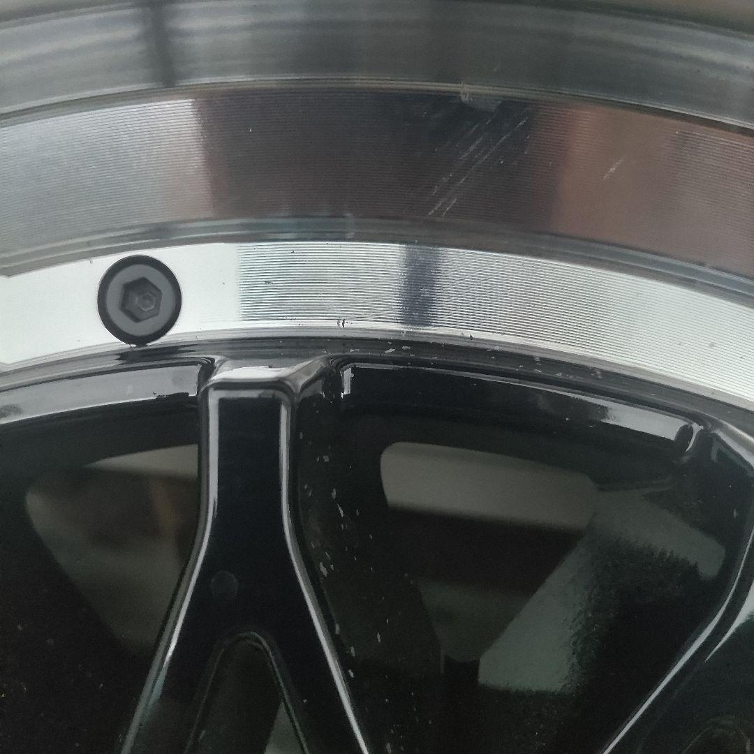 17インチ ブラック シルバー ホイール 4本セット