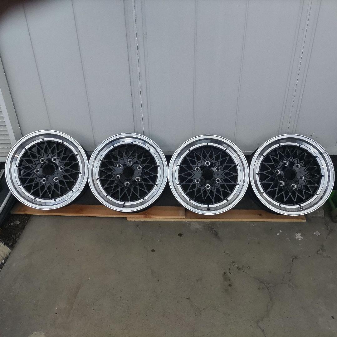 17インチ ブラック シルバー ホイール 4本セット