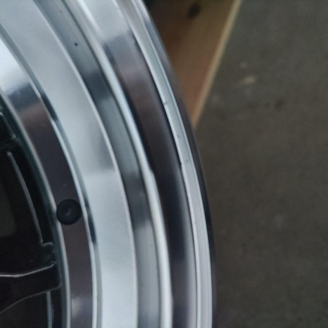 17インチ ブラック シルバー ホイール 4本セット