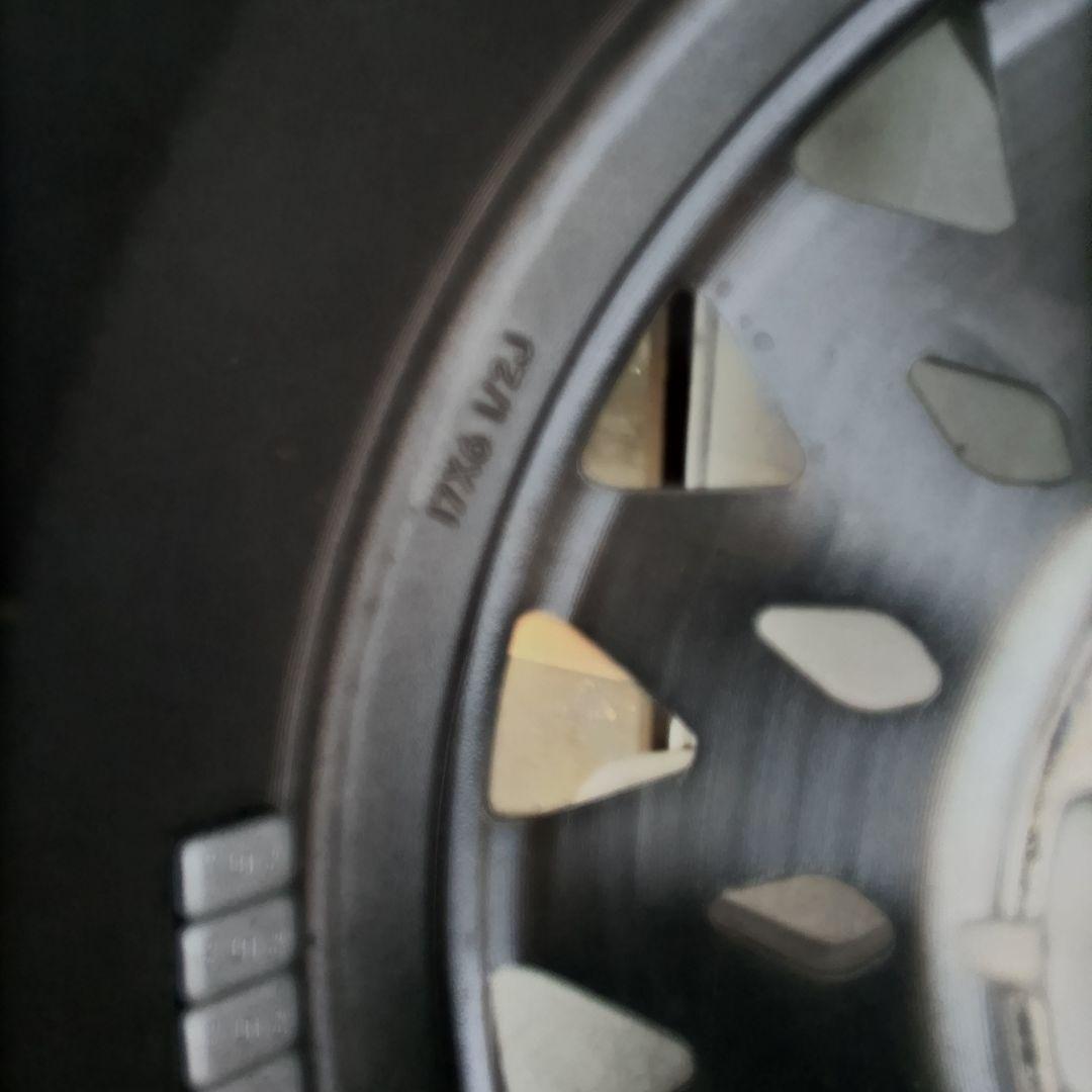 17インチ ブラック シルバー ホイール 4本セット