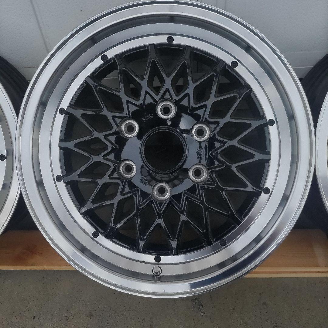 17インチ ブラック シルバー ホイール 4本セット