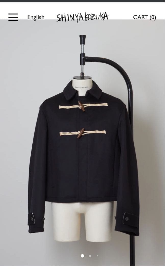 ジャケット・アウター ShinyaKozuka24AW DUFFLE JK WITH NO BIJOU